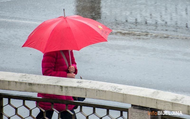 Danas oblačno sa kišom, temperatura do 11 stepeni