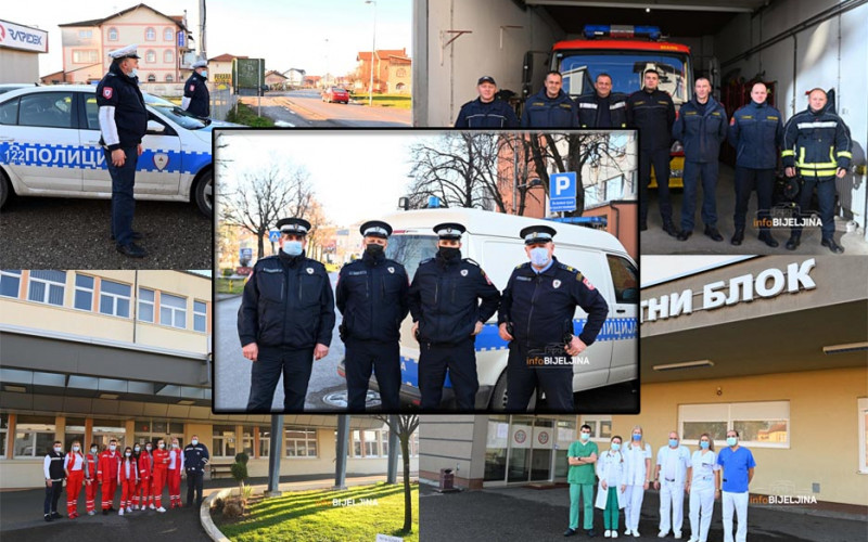 DOK SVI ODMARAJU, ONI RADE Reporter InfoBijeljina sa dežurnim službama (FOTO)