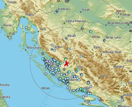 HRVATSKU POGODIO NOVI ZEMLJOTRES Podrhtavanje se osjetilo snažno, trajalo desetak sekundi