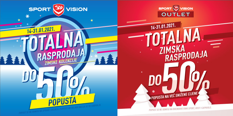 Sport Vision TOTALNA ZIMSKA RASPRODAJA