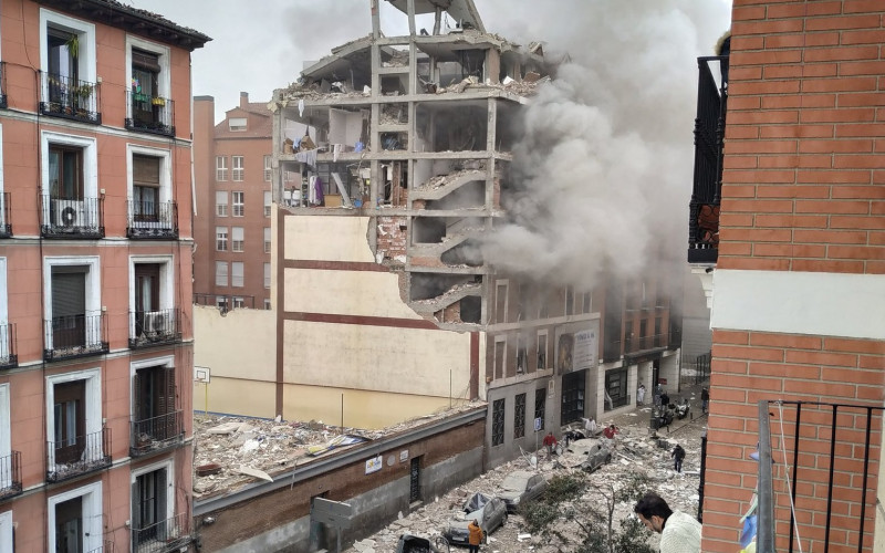 Snažna eksplozija u centru Madrida, prizori kao iz rata