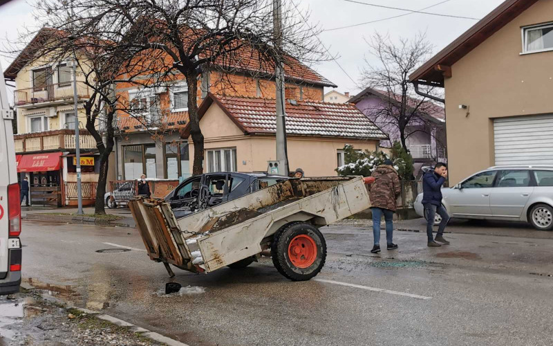 Kolaps u saobraćaju u Bijeljini zbog udesa