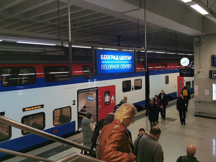 Obustava željezničkog saobraćaja u Srbiji