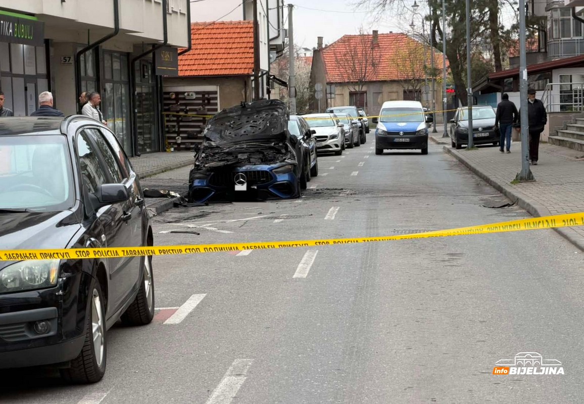 Tužilaštvo o požaru na tri automobila u Bijeljini: Sve ukazuje na namjerno paljenje