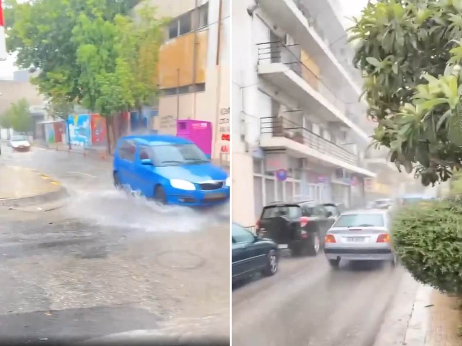 Snažno nevrijeme pogodilo Grčku: Poplavljene ulice, pucaju gromovi...