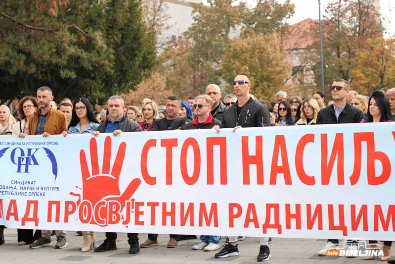 U Bijeljini održan protestni skup 