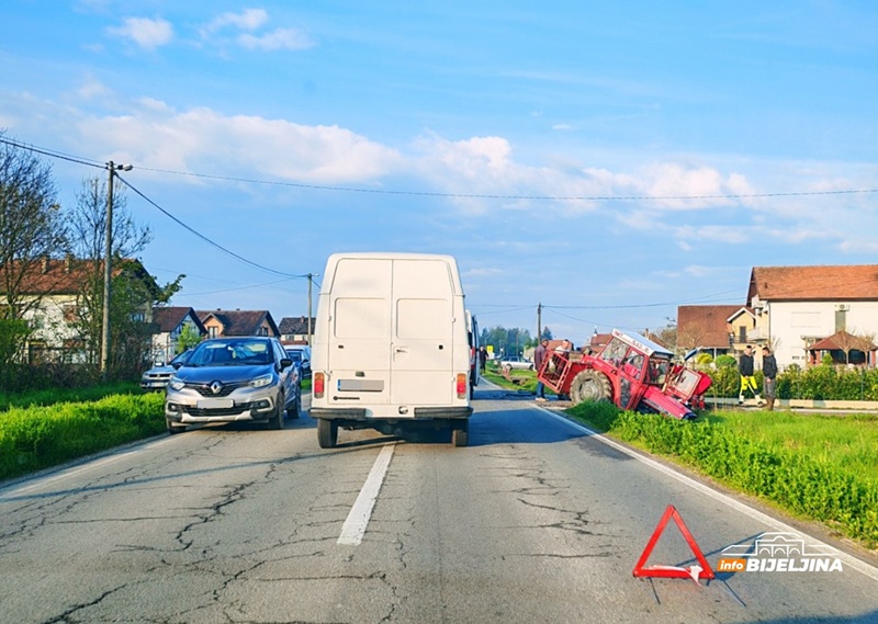 Policija se oglasila o sudaru kod Bijeljine: Povrijeđen vozač