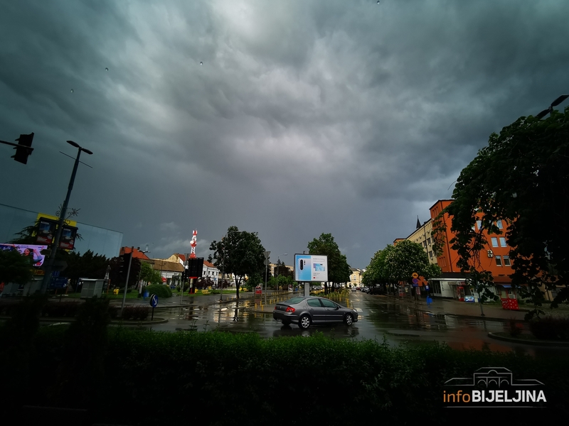 U nedjelju OBILNE PADAVINE, upaljen naradnžasti METEOALARM