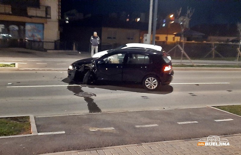 Sudar u Bijeljini, saobraćaj usporen (FOTO)