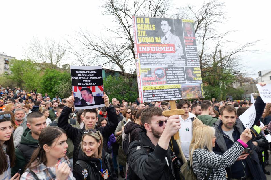 Novosadski studenti izglasali zahtjev za raspisivanjem vanrednih parlamentarnih izbora u Srbiji