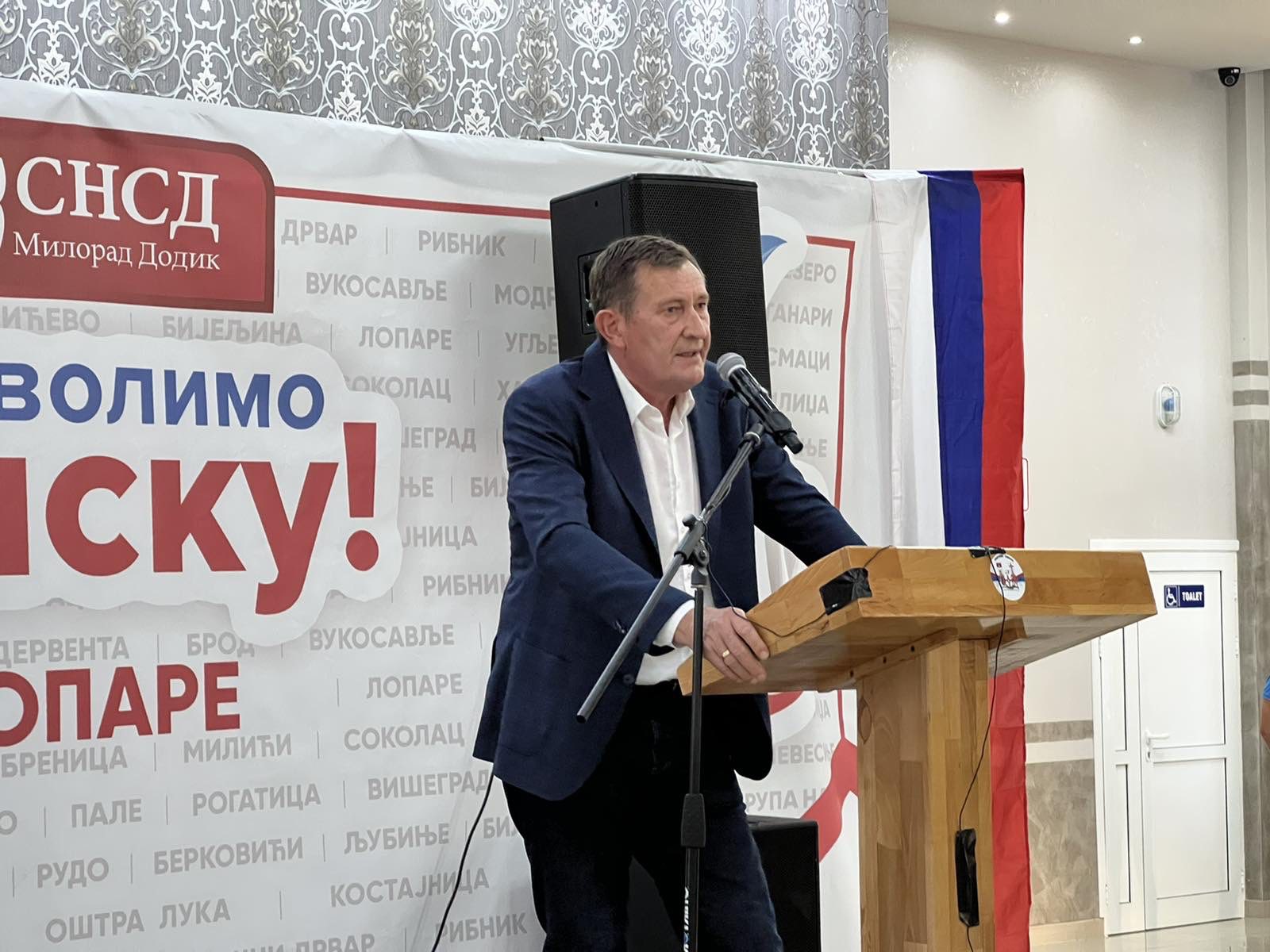 Mitrović: Glas za SNSD je podrška stabilnoj i jakoj Srpskoj