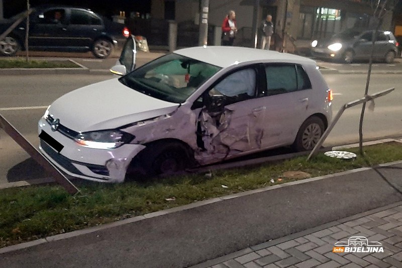 Sudar u Bijeljini, saobraćaj usporen (FOTO)