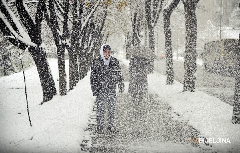Upozorenje meteorologa: Stižu snijeg i olujni vjetar