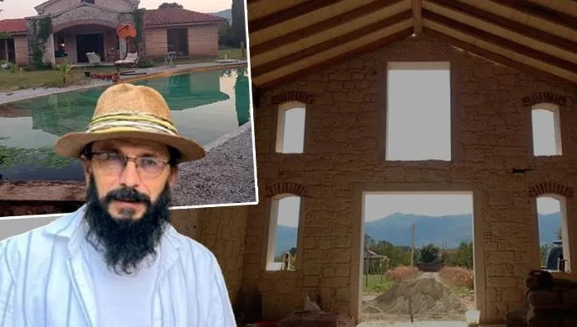 Umjetnik izgradio kuću od samo tri prirodna materijala – ne treba grijanje ni održavanje