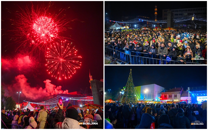 Bijeljinci Novu godinu dočekali uz 