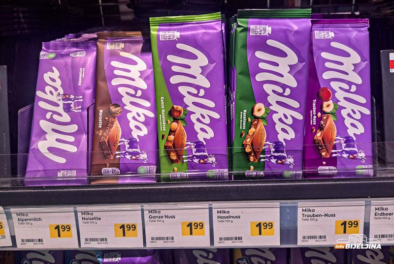 Kako je to moguće: “Milka” čokolade skuplje u Bijeljini nego u Beču (FOTO)