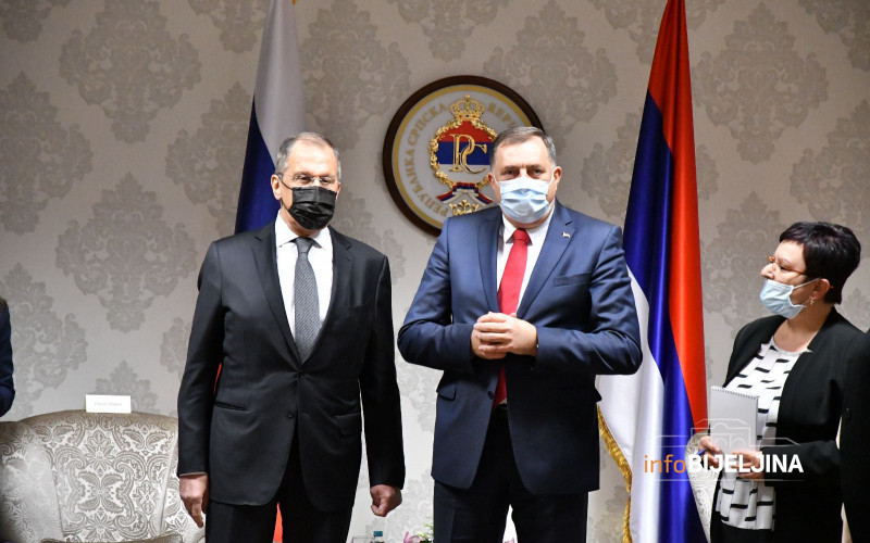 Dodik u nedjelju u Beogradu sa Lavrovom
