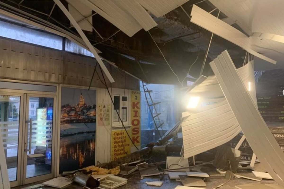 Obrušio se plafon u Sportskom centru 