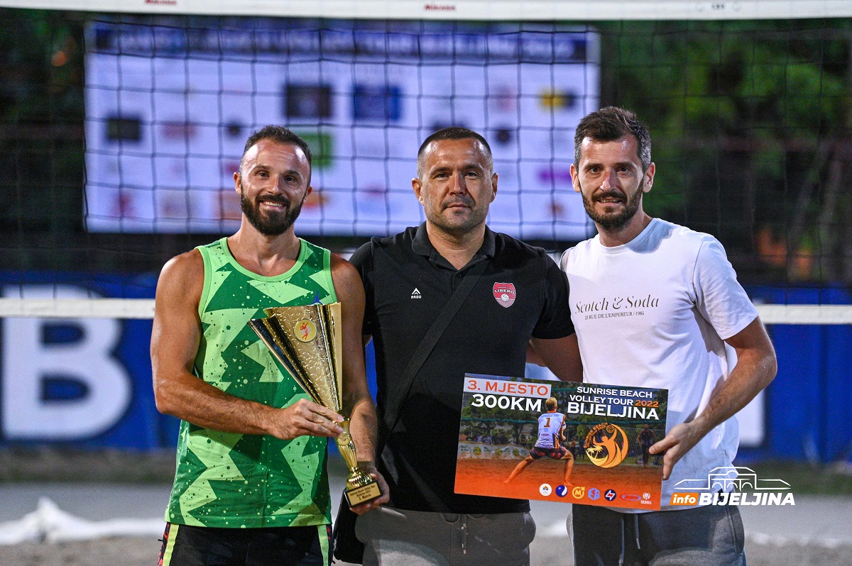 ŠORMAZ I MIRKOVIĆ POBJEDNICI TURNIRA U Bijeljini svečano zatvoren SUNRISE BEACH VOLLEY TOUR (FOTO)