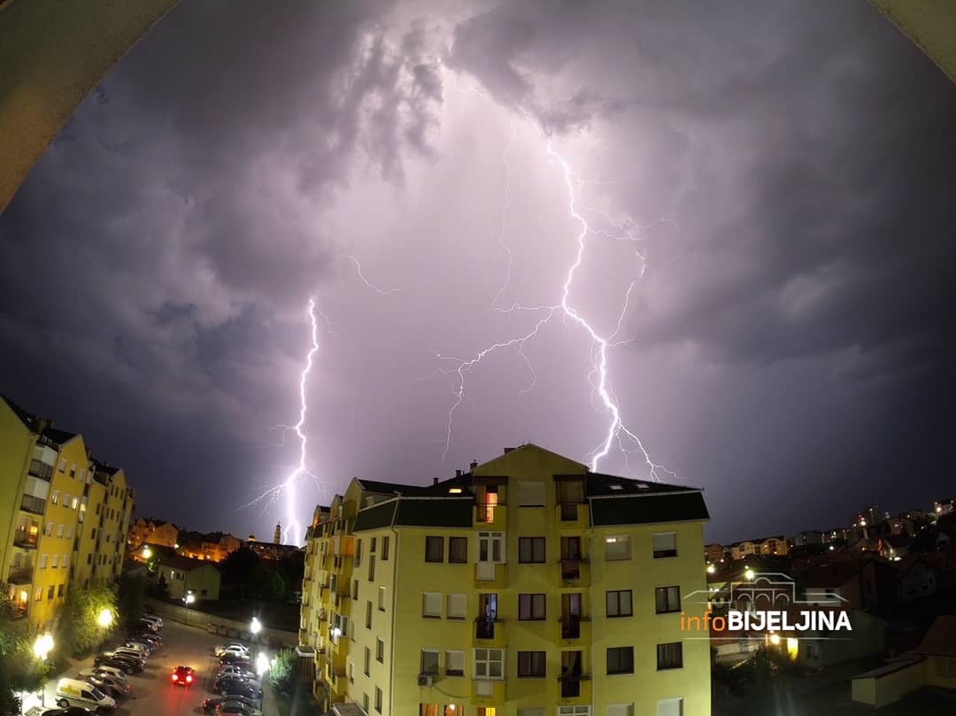 Nevrijeme od 18 časova, udari vjetra jačine preko 80 km/h