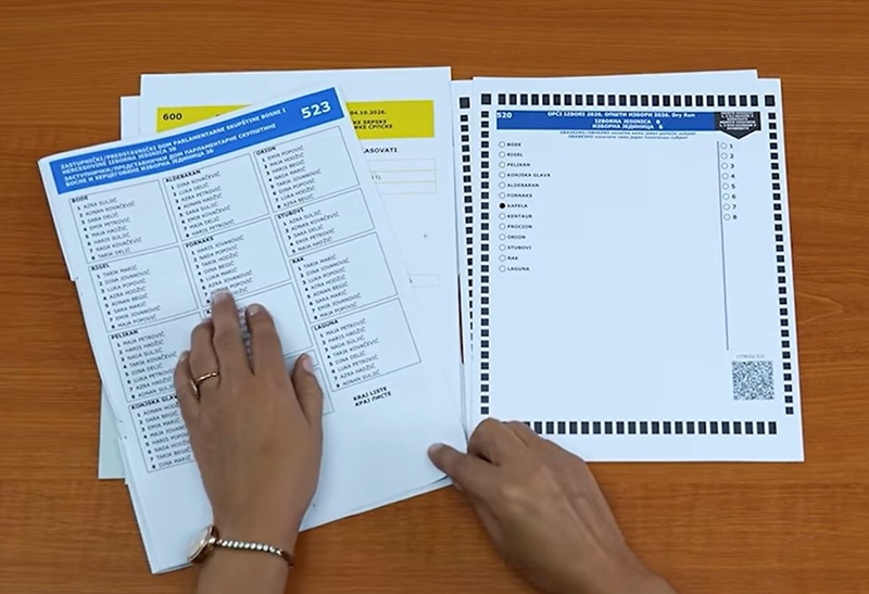 Detaljno pojašnjenje: Kako glasati na izborima? (VIDEO)