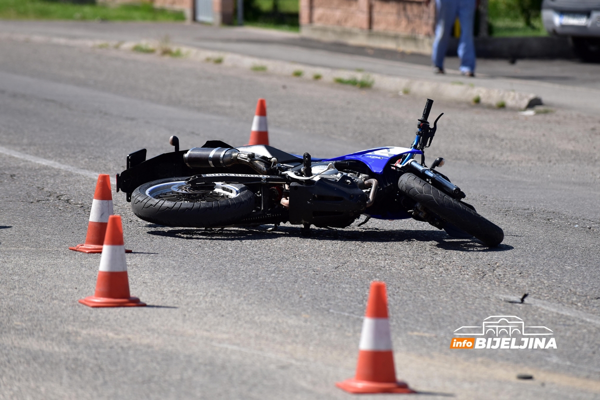 TEŠKA NESREĆA Poginuo motociklista kod Šamca