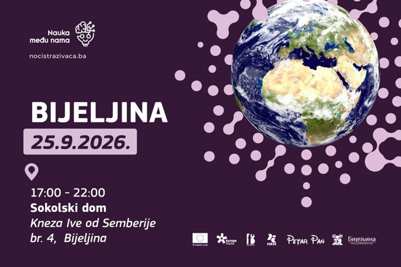 U Bijeljini 25. septembra Noć istraživača: Pred građanima brojni zanimljivi sadržaji