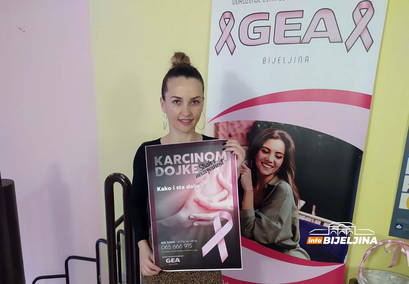 Podaci Udruženja „GEA“ Bijeljina: Oko 100 žena oboli godišnje od karcinoma dojke