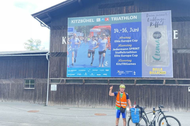 Milenko  iz Austrije biciklom krenuo za Banjaluku