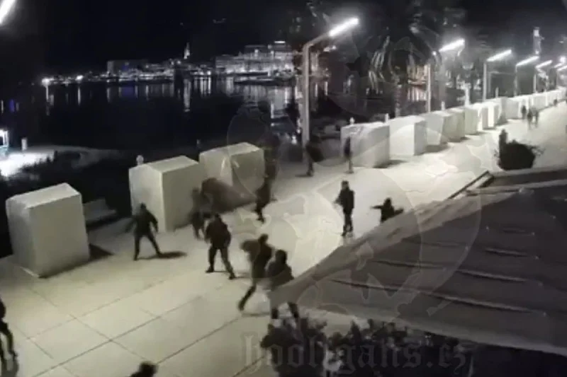 Neredi u Splitu uoči meča Hajduka i Ajaksa: Privedeno 57 osoba (VIDEO)