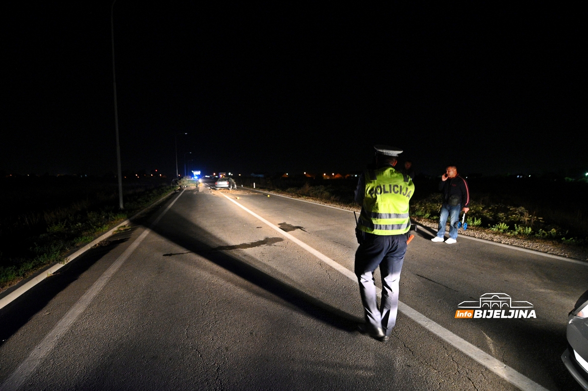 Nakon nezgode na obilaznici kod Bijeljine uspostavljen saobraćaj (FOTO)