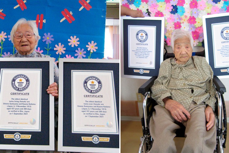 Sestre iz Japana su zvanično najstarije blizankinje na svijetu