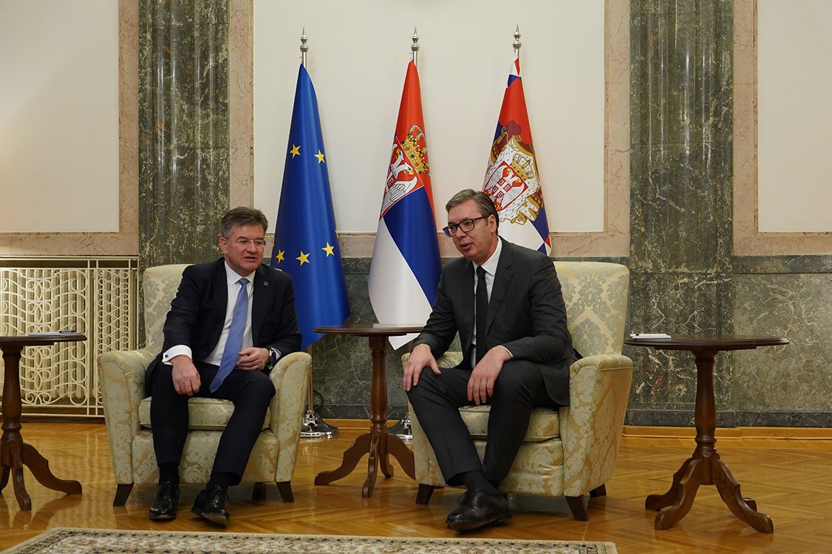 O čemu su pričali Vučić i Lajčak