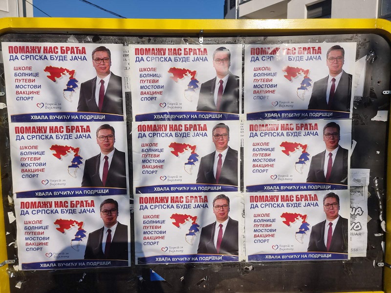 Pokret za Bijeljinu predvođen Milenkom Mitrovićem snažno podržao predsjednika Vučića 