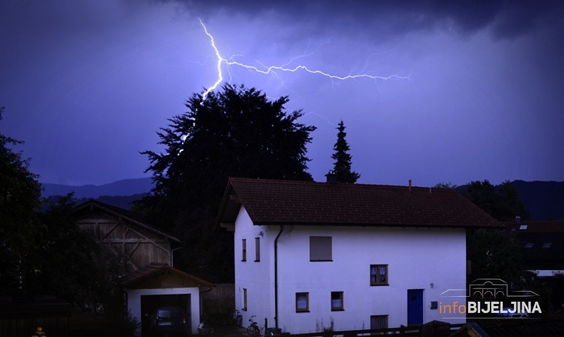 Žuto upozorenje na grmljavinu