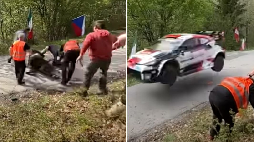 Makljaža na reli stazi, u zadnji trenutak se sklonili sa ceste, izbjegnuta tragedija