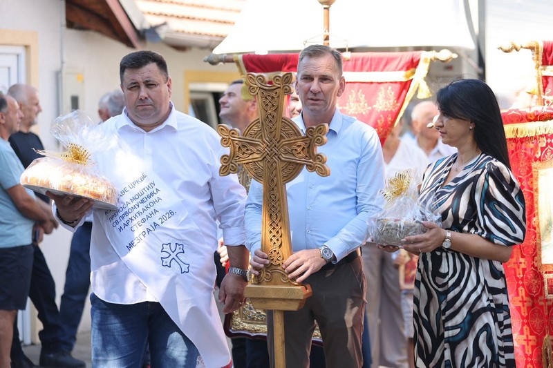 Mezgraja-Gaj obilježila slavu Svetog Stefana, Gajiću uručena ikona zahvalnosti
