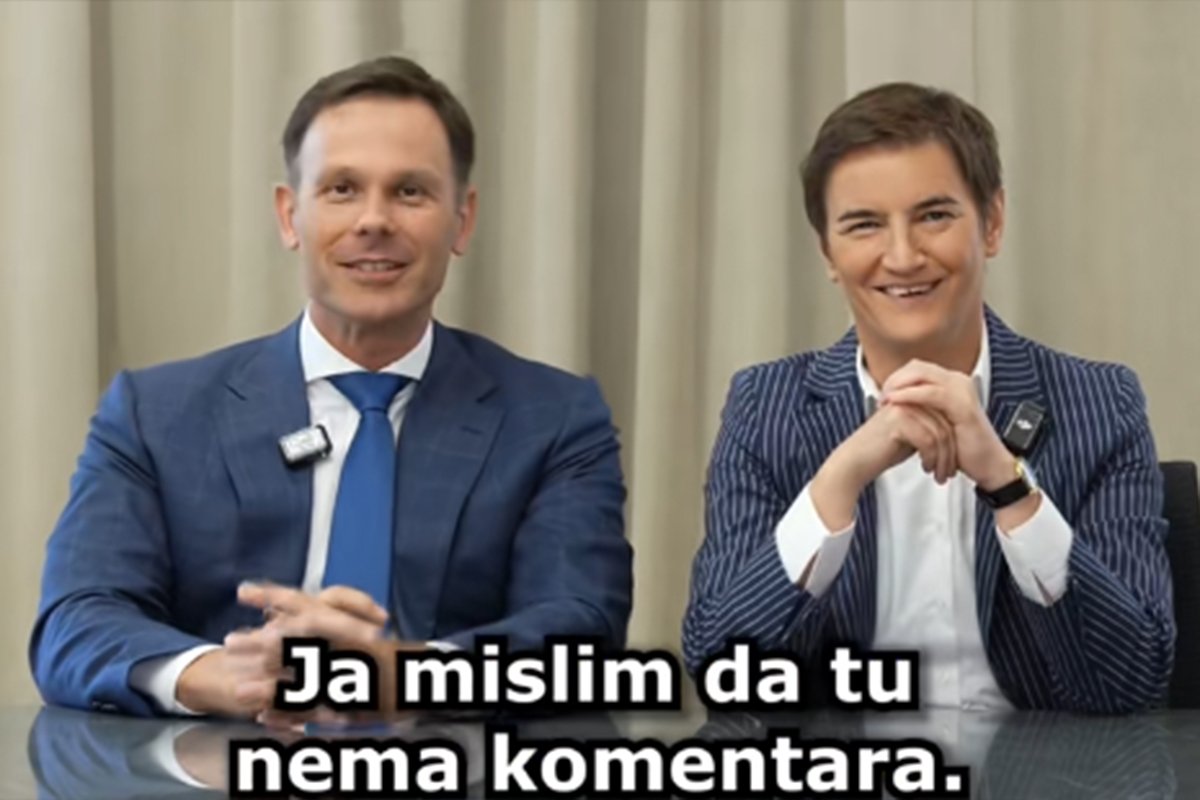 Ana Brnabić i Siniša Mali igraju izazov na TikToku (VIDEO)