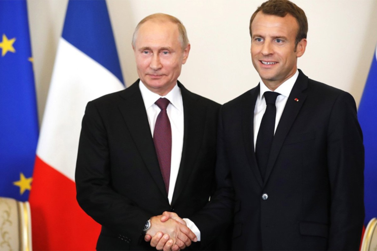 U TOKU RAZGOVOR PUTINA I MAKRONA Danas se očekuje obraćanje ruskog predsednika