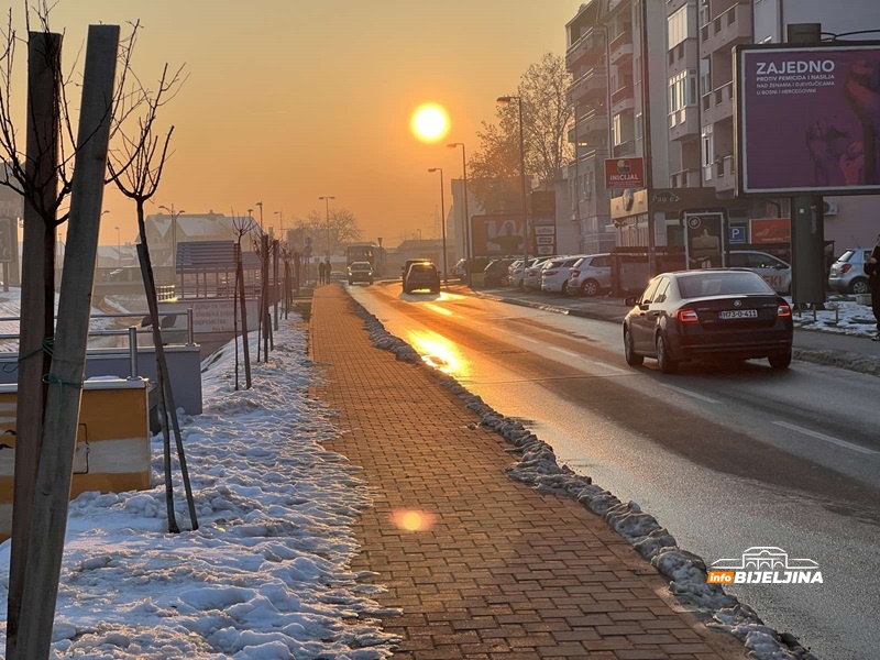 Danas se očekuje sunčano vrijeme: U novogodišnjoj noći hladno uz mraz