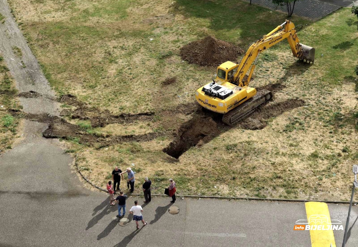 Dio Intergaja bez struje: Bager kopao temelj za zgradu i oštetio kablove (FOTO)