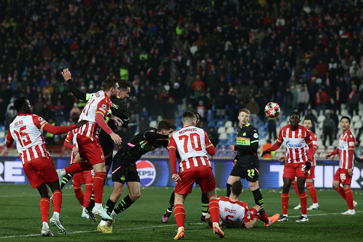 PSV izbacio Crvenu zvezdu iz Lige šampiona