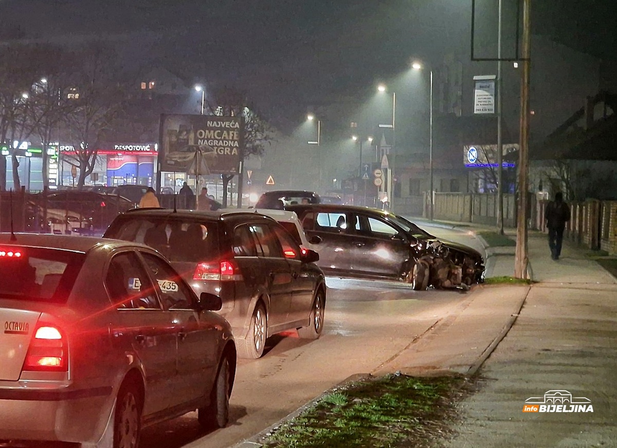 Udes u Bijeljini izazvao velike gužve