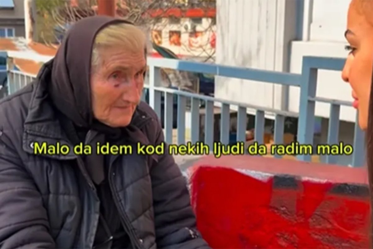 Baka Borka u crnini prodaje povrće da napravi kćerki spomenik