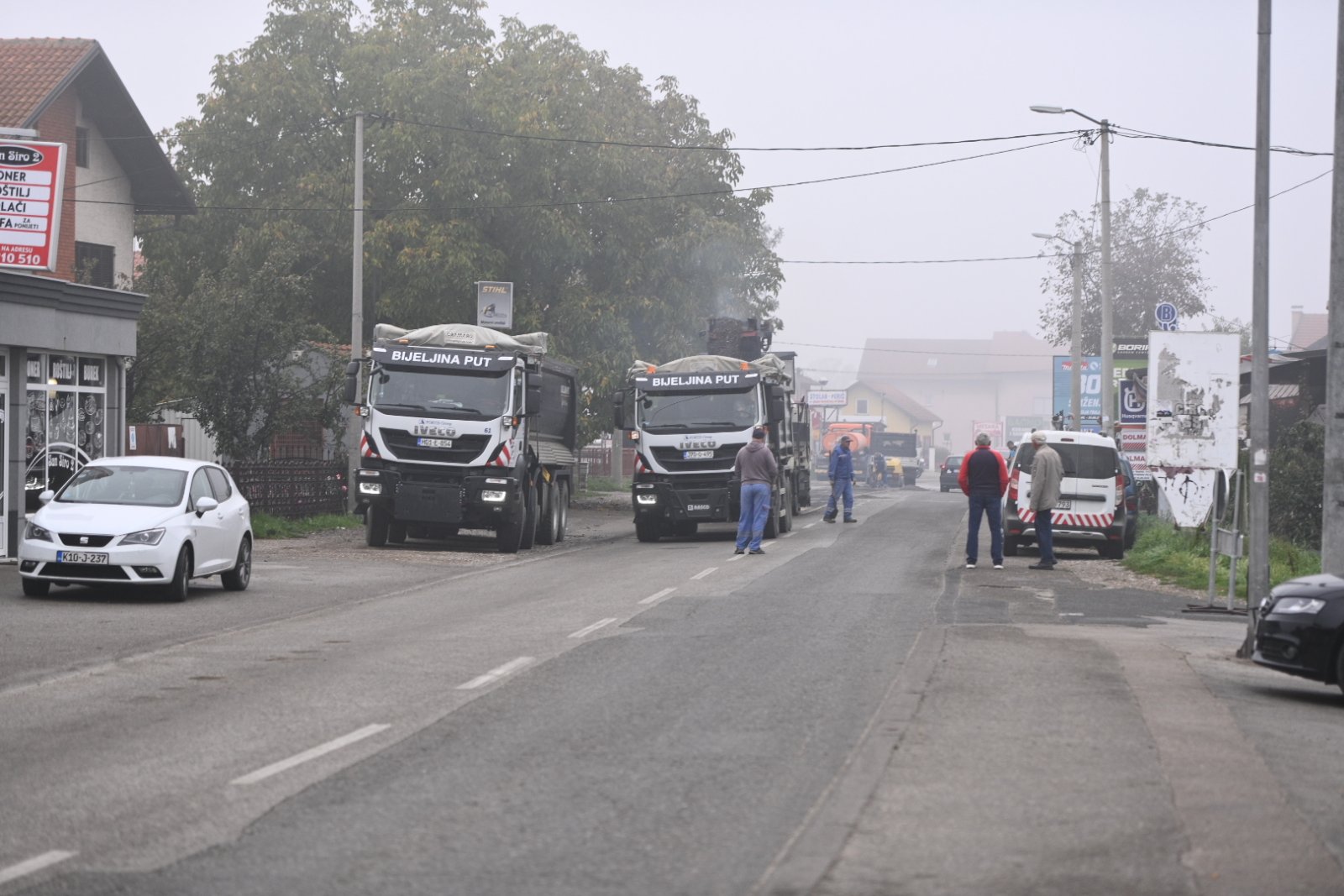Počela rekonstrukcija bijeljinskog koridora: Mašine od ranog jutra rade punom parom (FOTO)