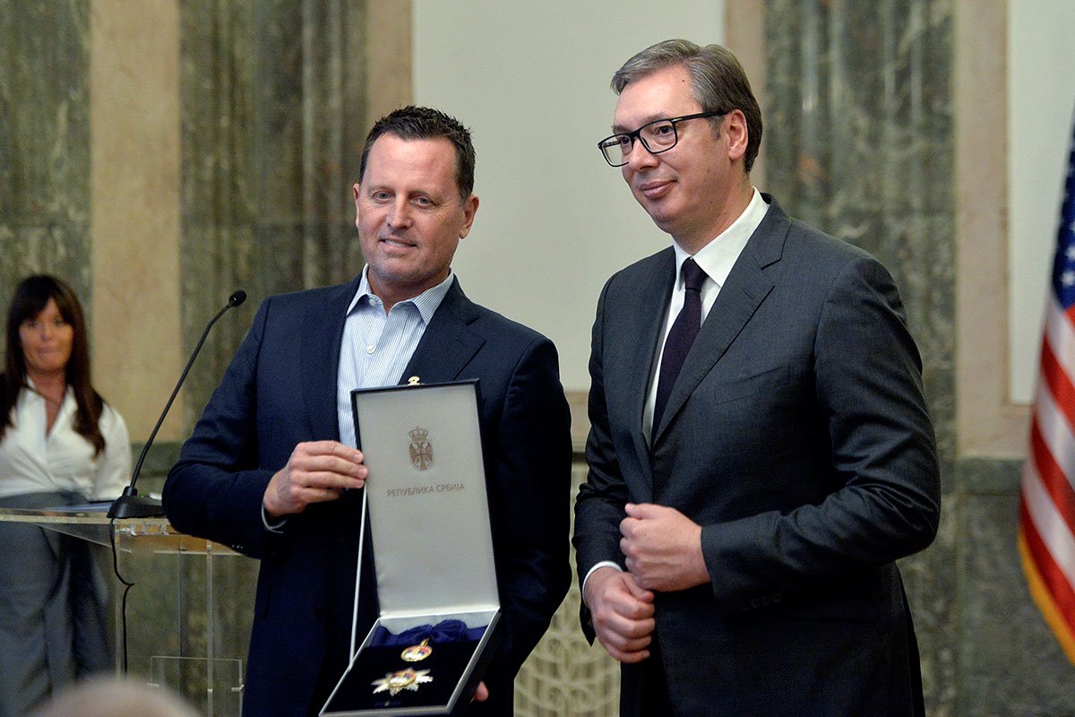 Aleksandar Vučić odlikovao bivšeg specijalnog izaslanika Donalda Trampa