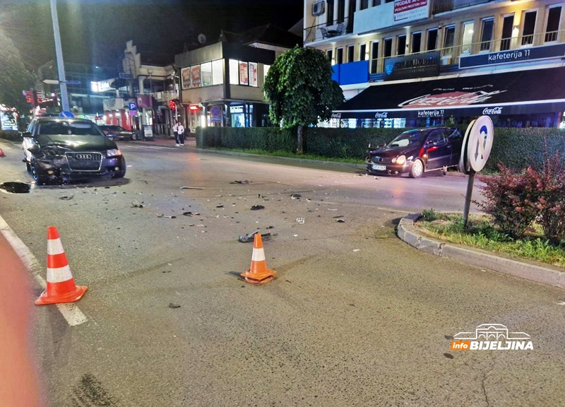 Sudar u centru Bijeljine, troje prevezeno na Urgentni (FOTO)