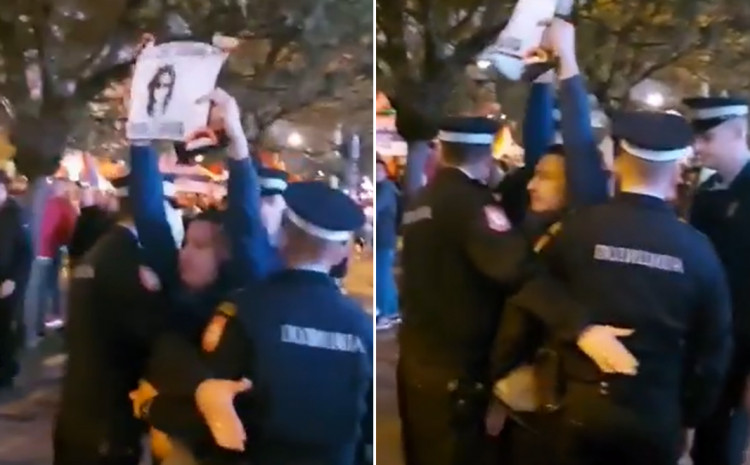 Davor Dragičević na Trgu Krajine vikao 