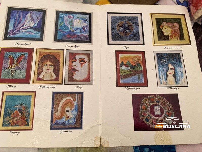 Bijeljinska slikarka izrađuje unikatne radove na kineskoj svili: Umjetnošću dopunjava kućni budžet (FOTO)