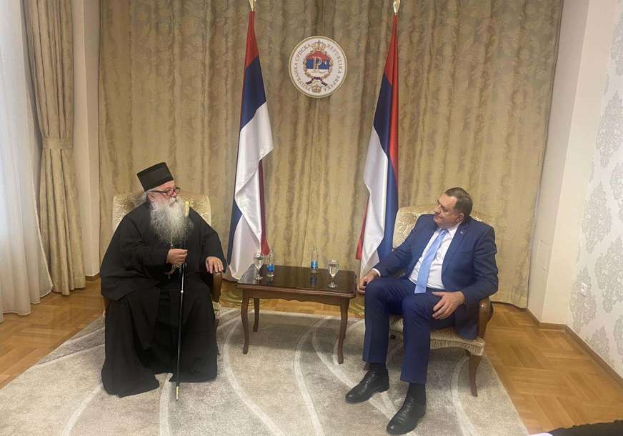 Dodik nakon sastanka sa mitropolitom Hrizostomom: Početi izgradnju nove crkve u Konjević Polju